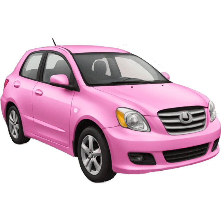 Pink car emoji