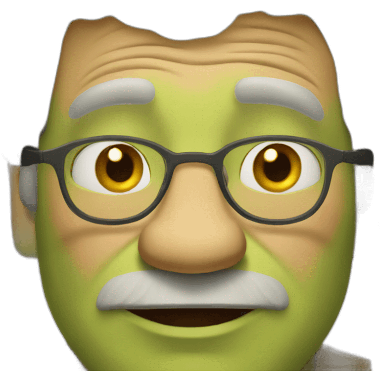 Shrek's grandpa emoji