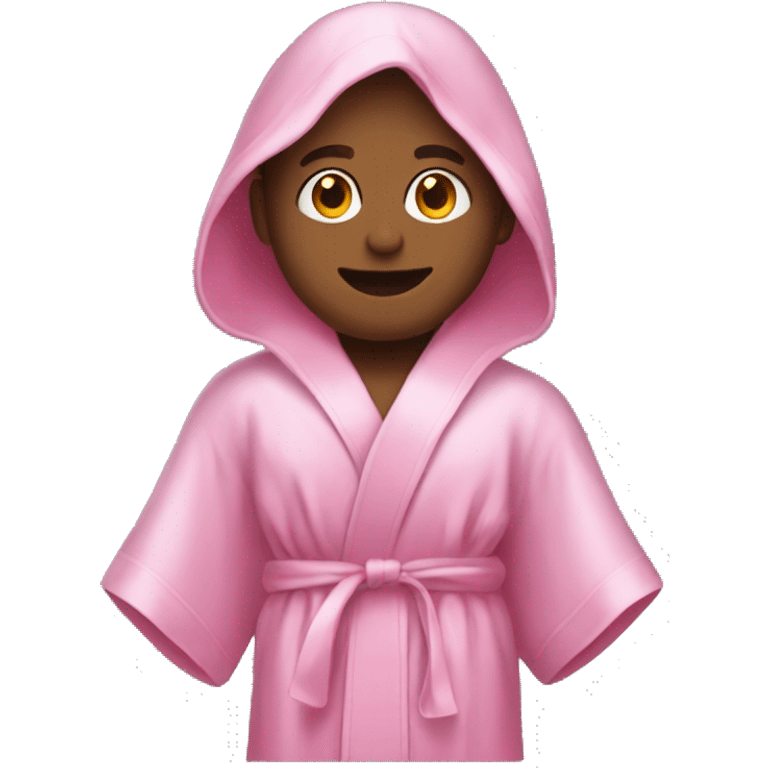 Silky pink robe  emoji