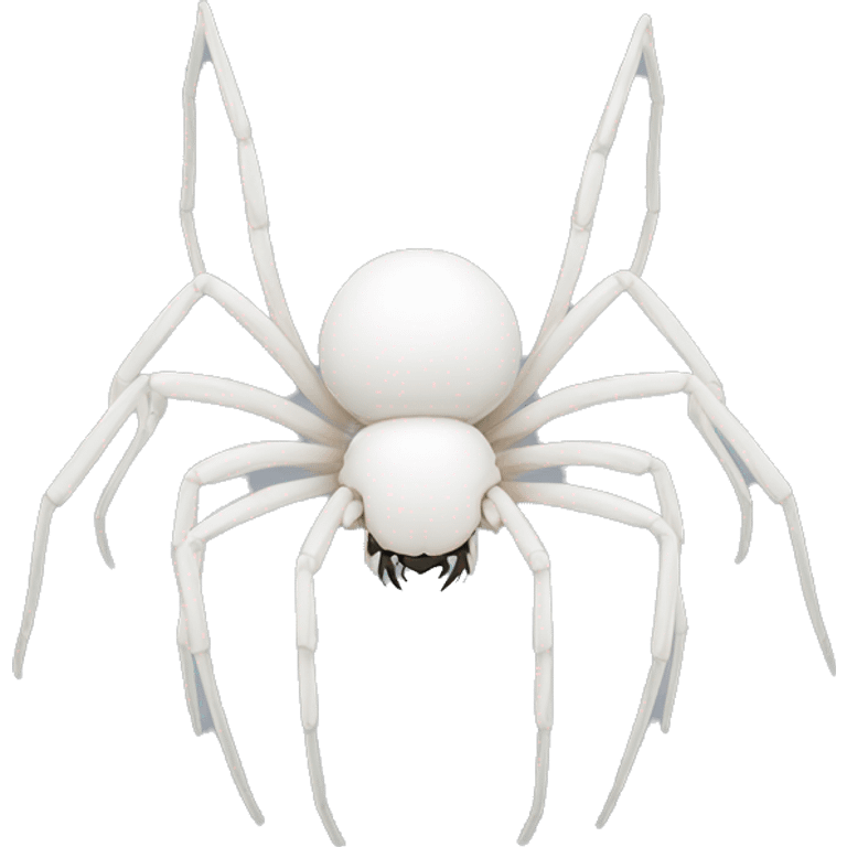 white phase spider front view emoji