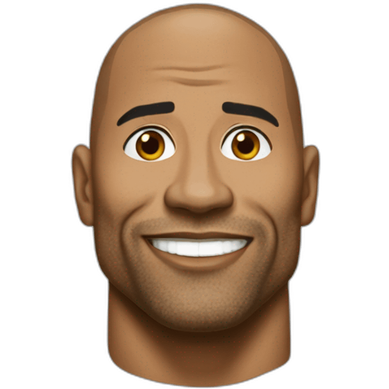 dawyne the rock johnson emoji