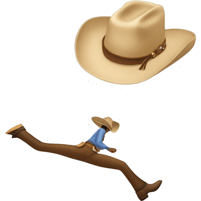 Cowboy tipping hat emoji