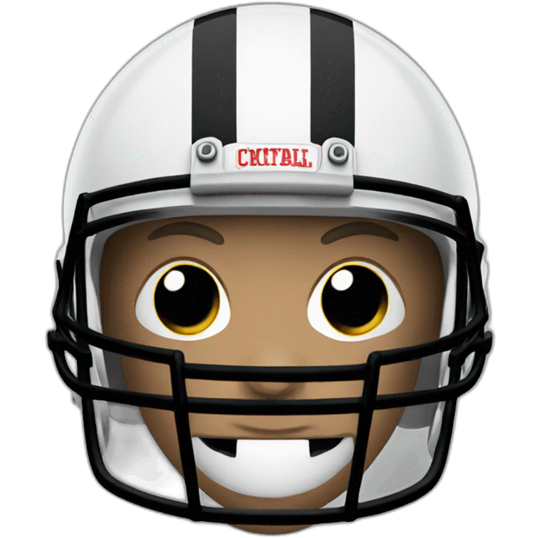 football with a face  emoji