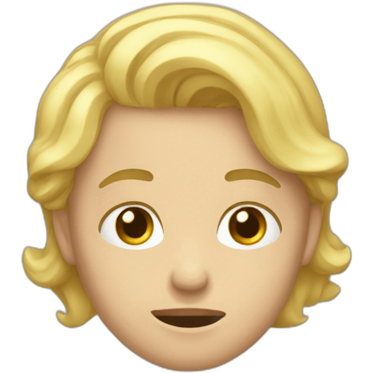 Blond qui pleure emoji