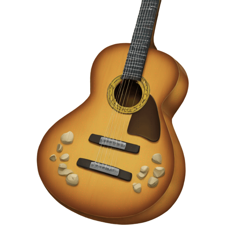 Classic guitar emoji