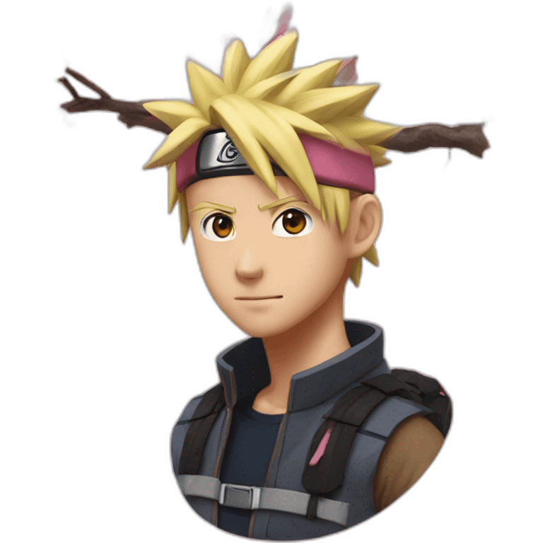 naruto with sakura emoji