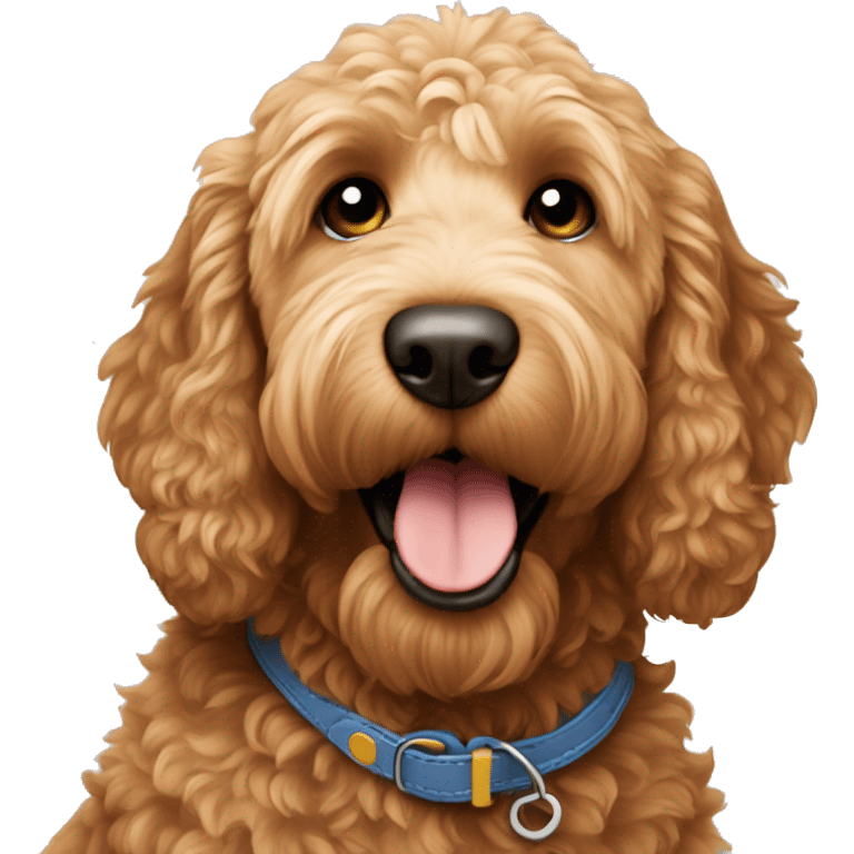 Goldendoodle red emoji