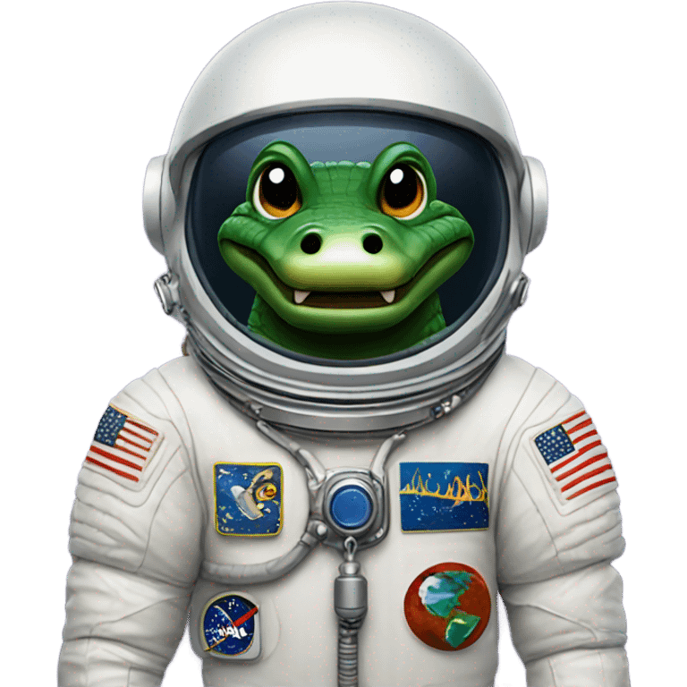 Alligator astronaut emoji