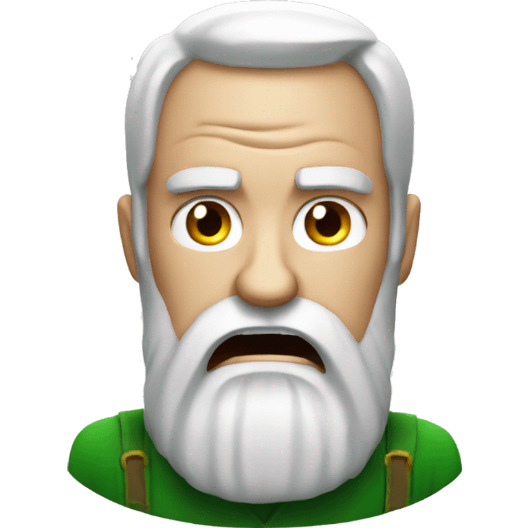 irish angry man with beard emoji