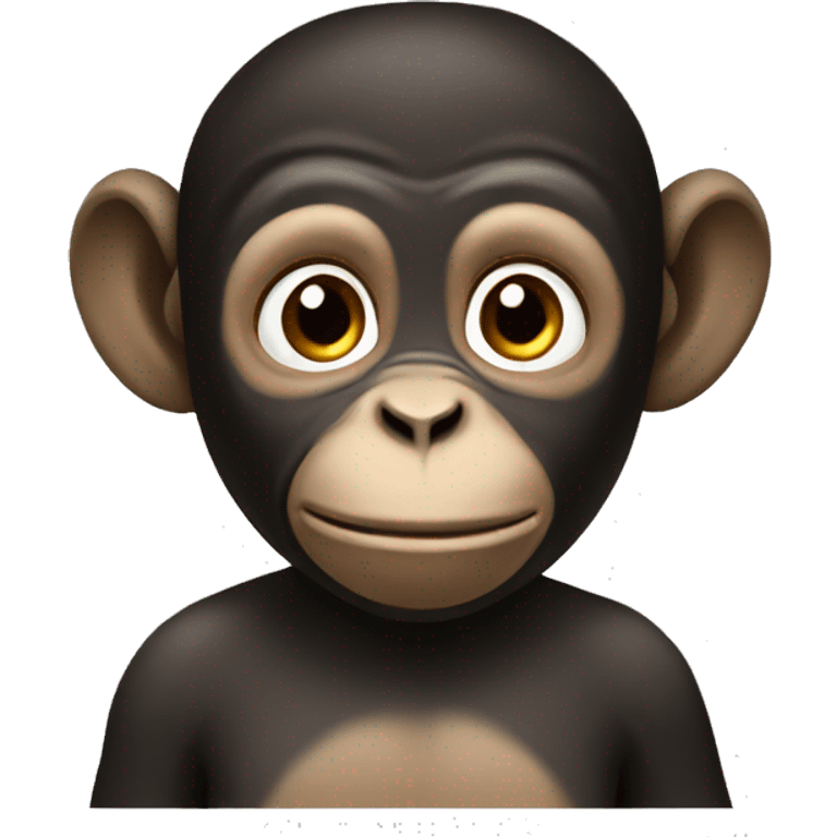 monkey black emoji