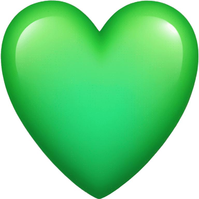 green heart emoji