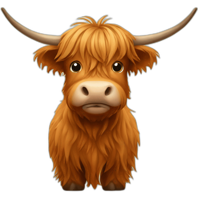 Highland cow emoji