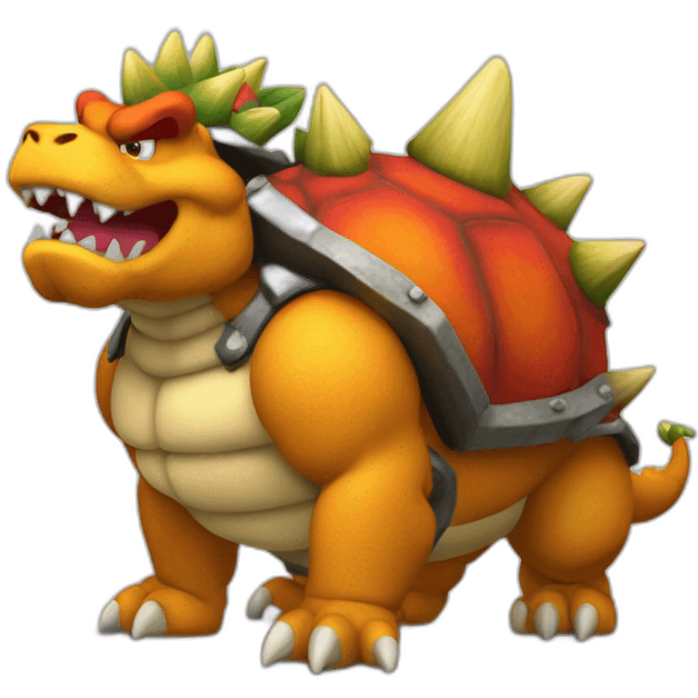 Standing Bowser emoji