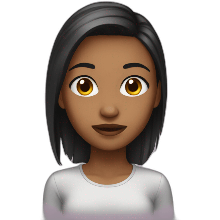 A Girl perfect emoji