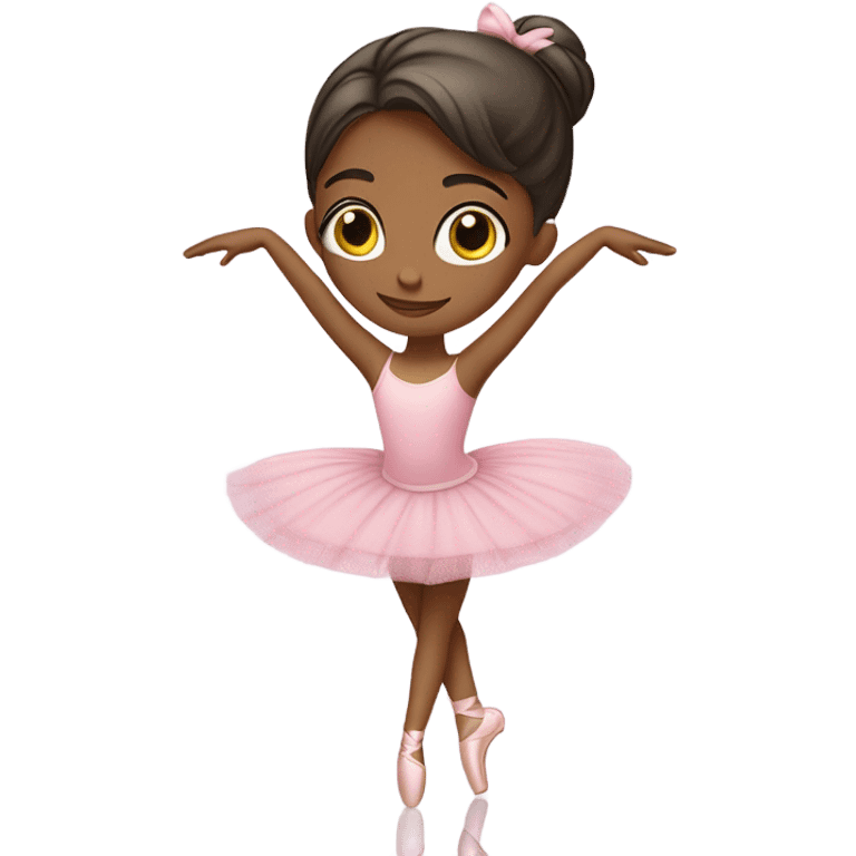 Pink ballet girl emoji