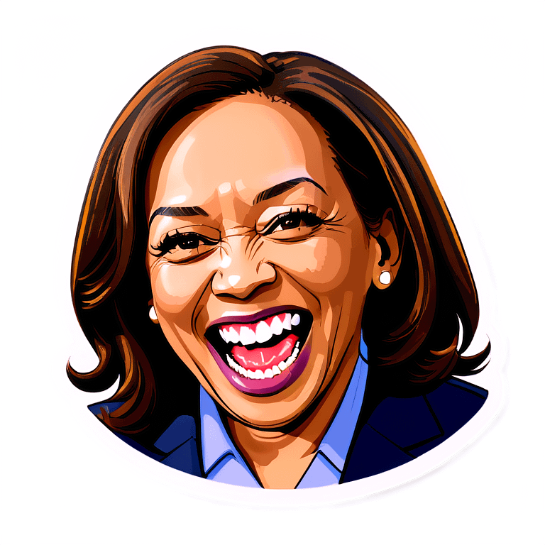 Kamala Harris teeth emoji