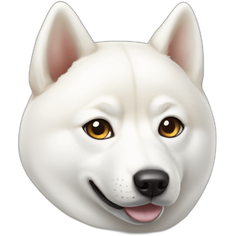 white shiba inu emoji