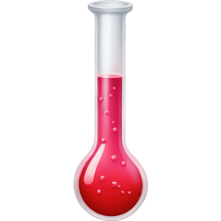 test tube red liquid emoji