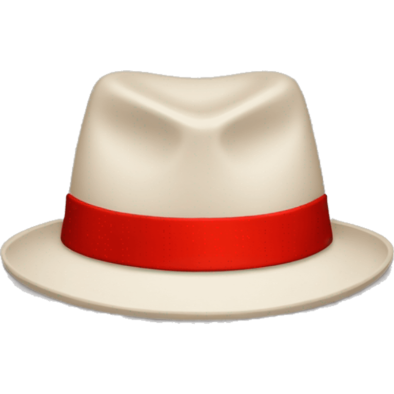 hat with red band   emoji