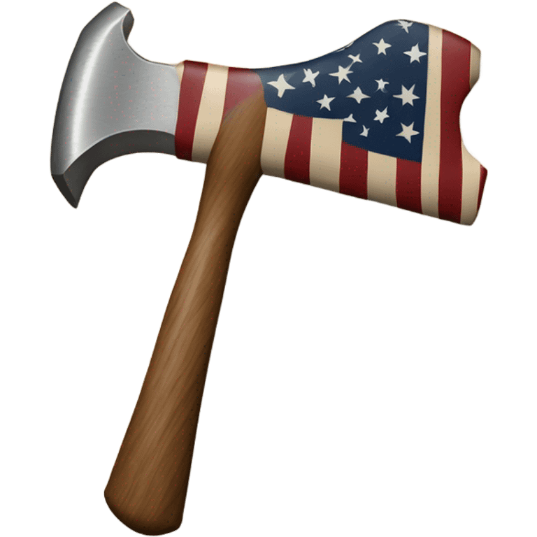 USA wooden hammer emoji