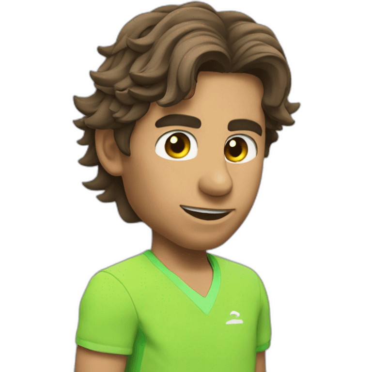 Nadal qui fait du tennis emoji