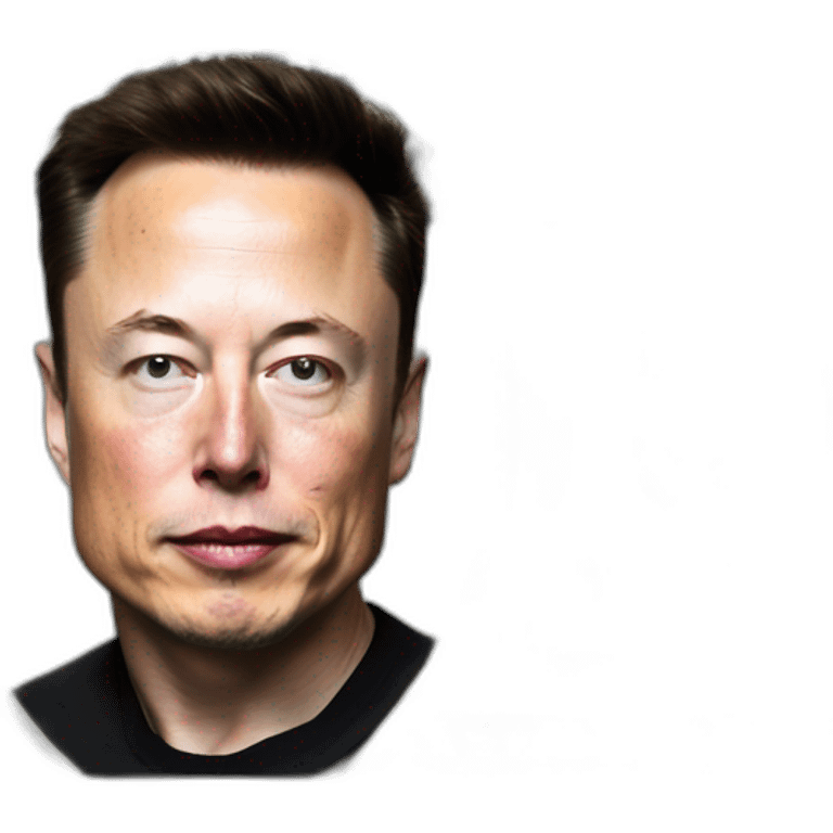 Elon musk on 100 dollar billi emoji