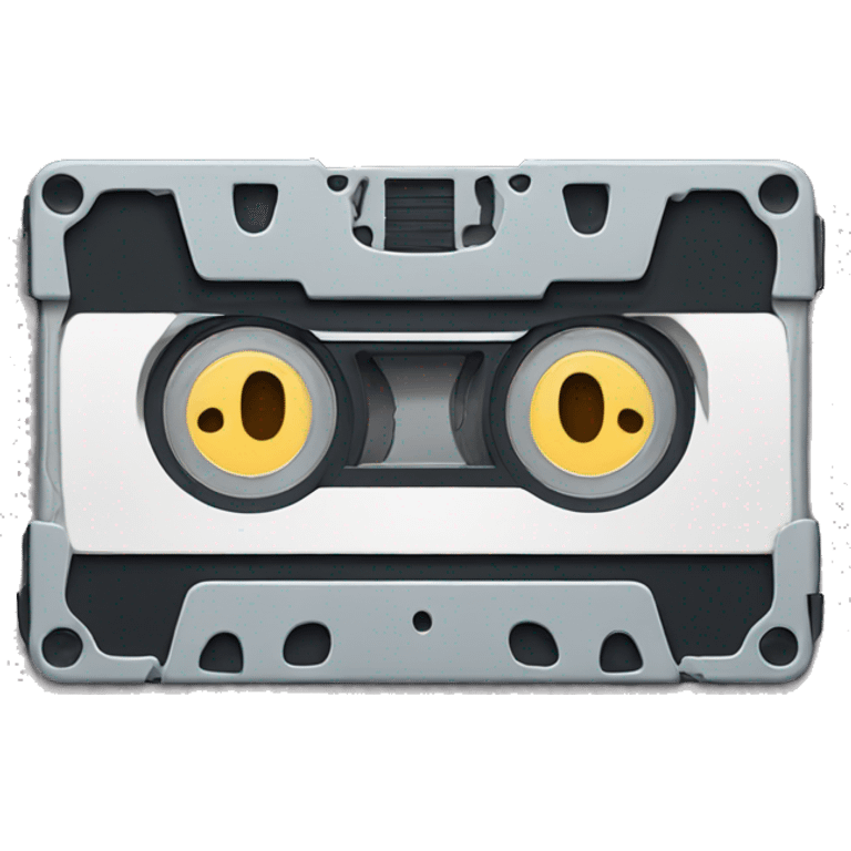 a broken cassette emoji