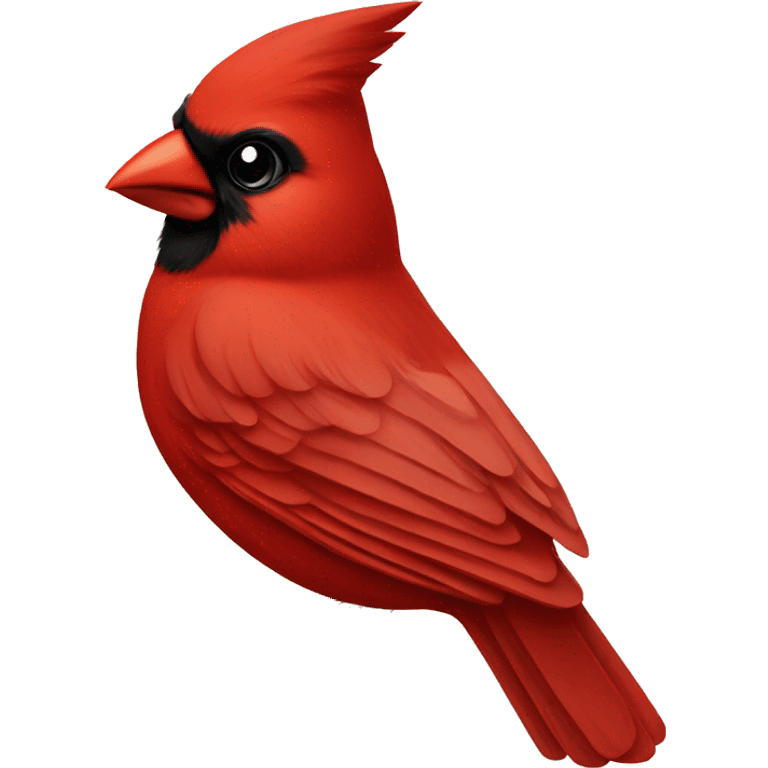 Cardinal bird emoji