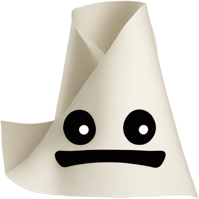 paper towels with hat emoji