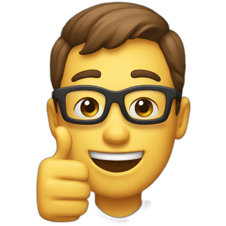 Moyai thumbs up emoji