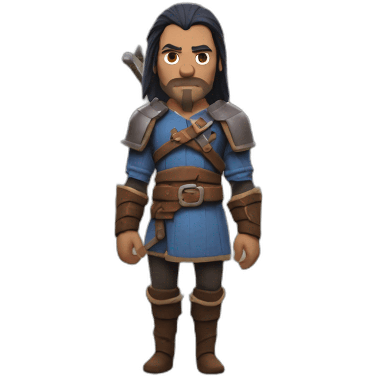 Ghe witcher of the game clash of clans emoji