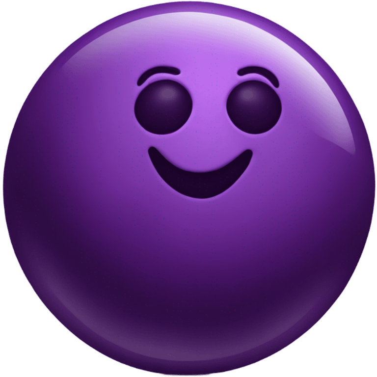 Purple boba emoji