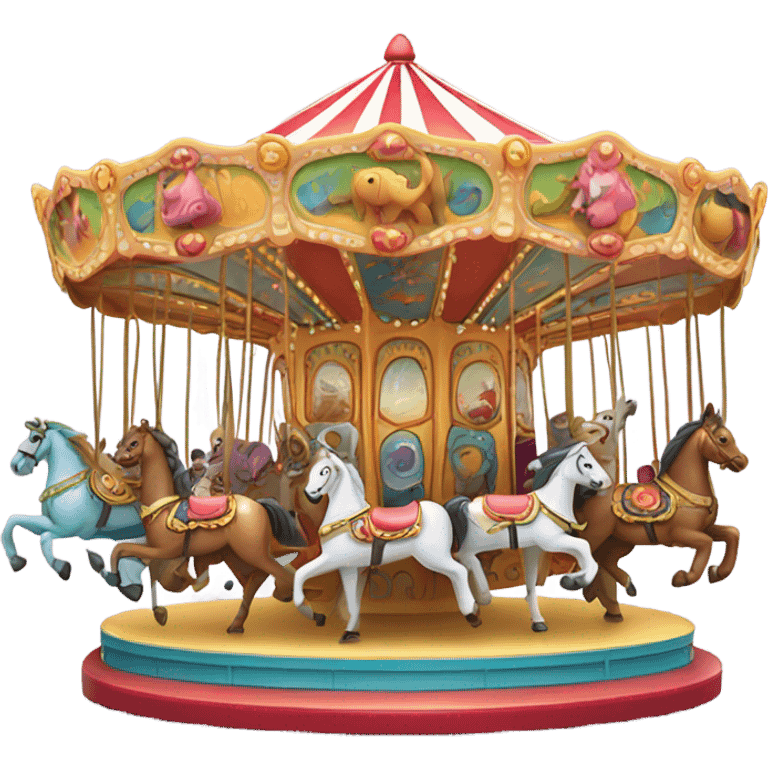 walking carousel  emoji