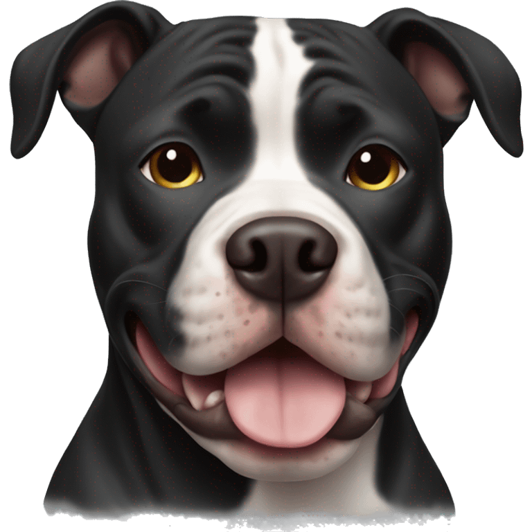 Black Pitbull  emoji