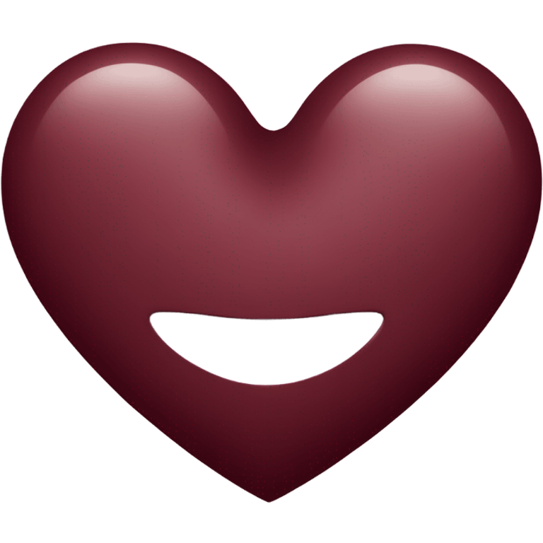 dark red heart emoji