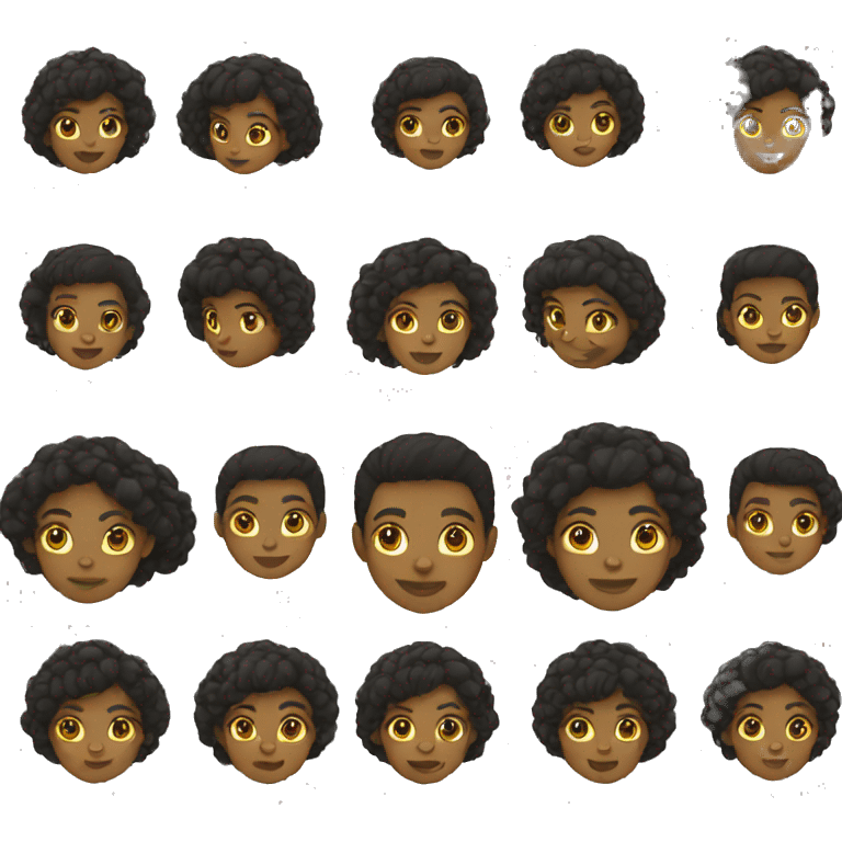 Black teen  emoji