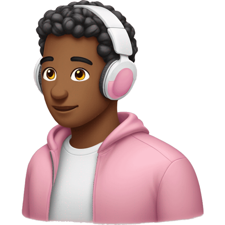 Pink AirPods Max emoji