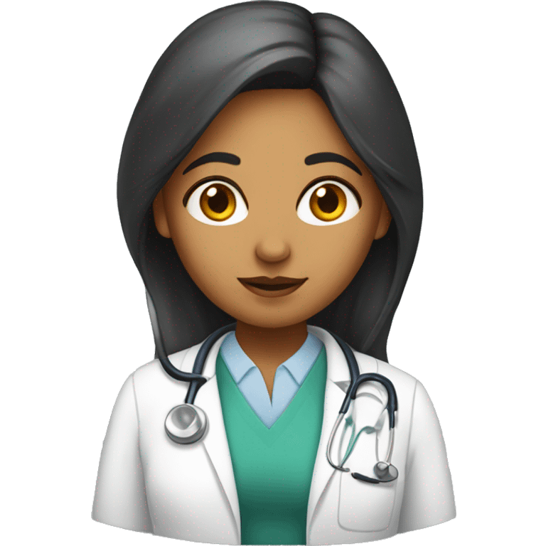 indian doctor female emoji