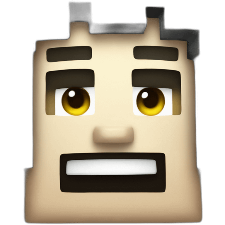 Minecraft charcoal emoji