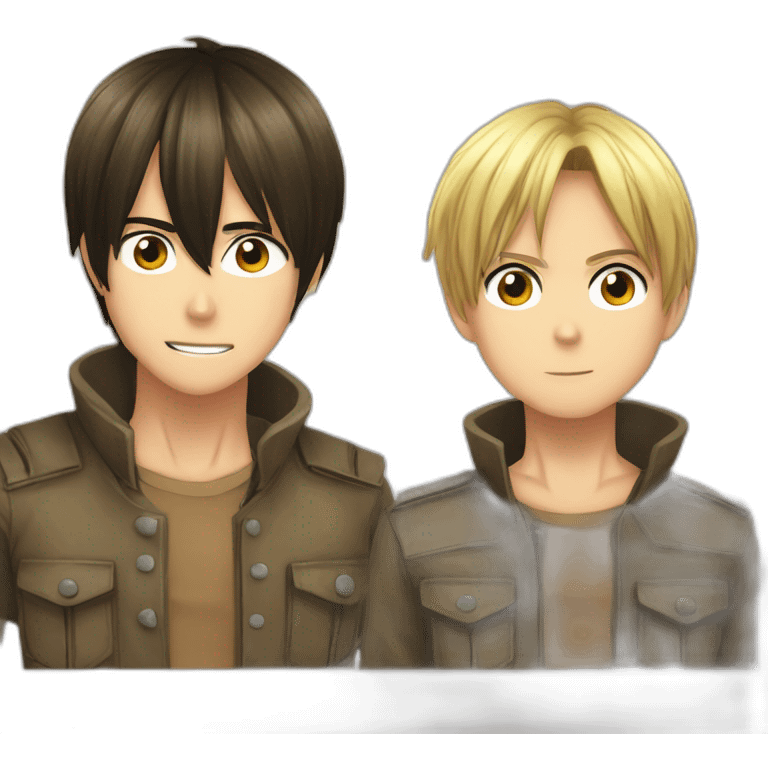 Eren and armin s4 emoji