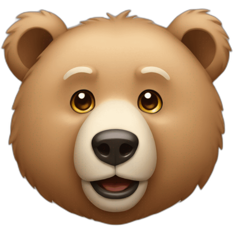 bear face emoji