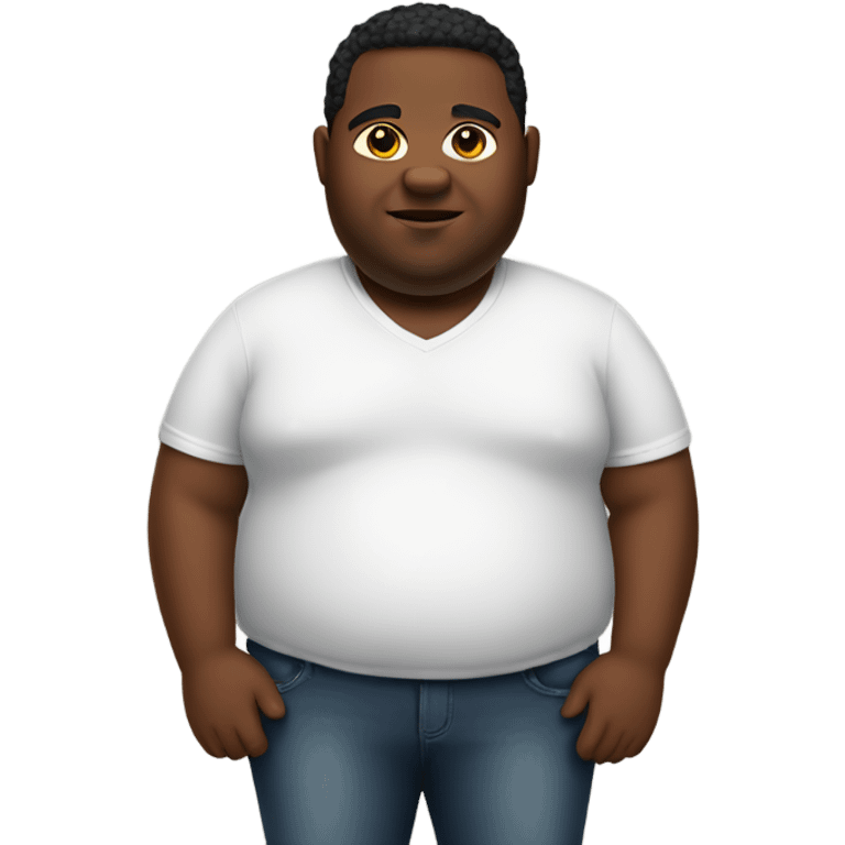 Fat gay black dude emoji