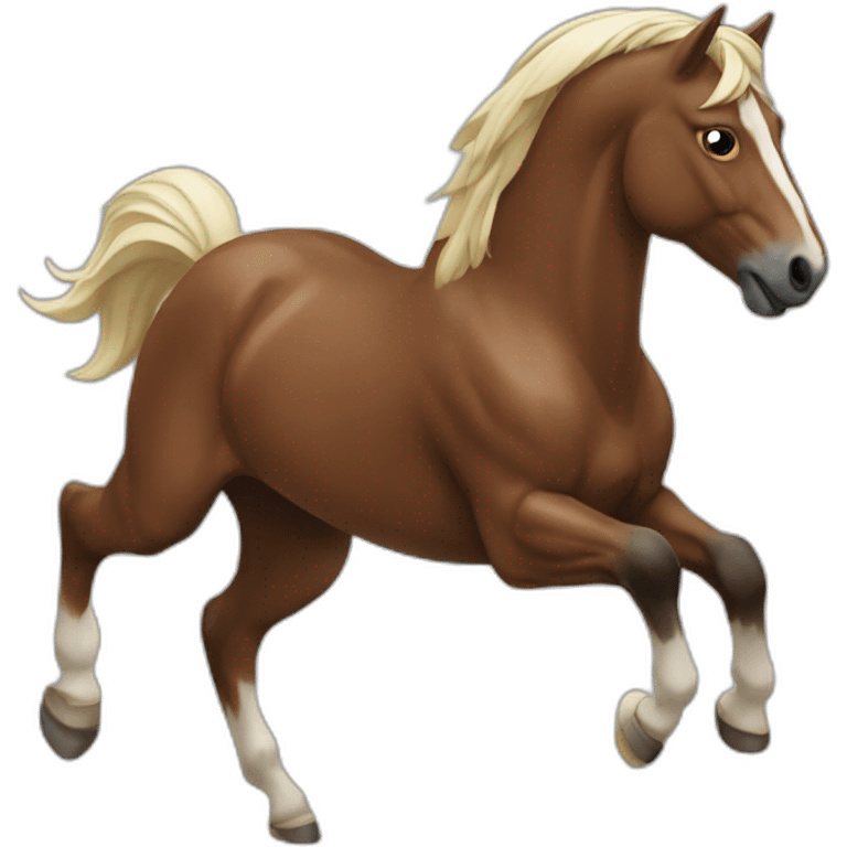 Cheval qui saute  emoji