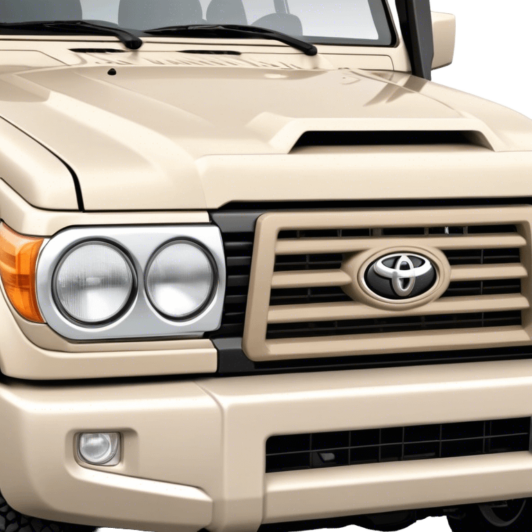 landcruiser 79 series - Toyota (Model Year: 2008) (Iconic colour: sand) emoji