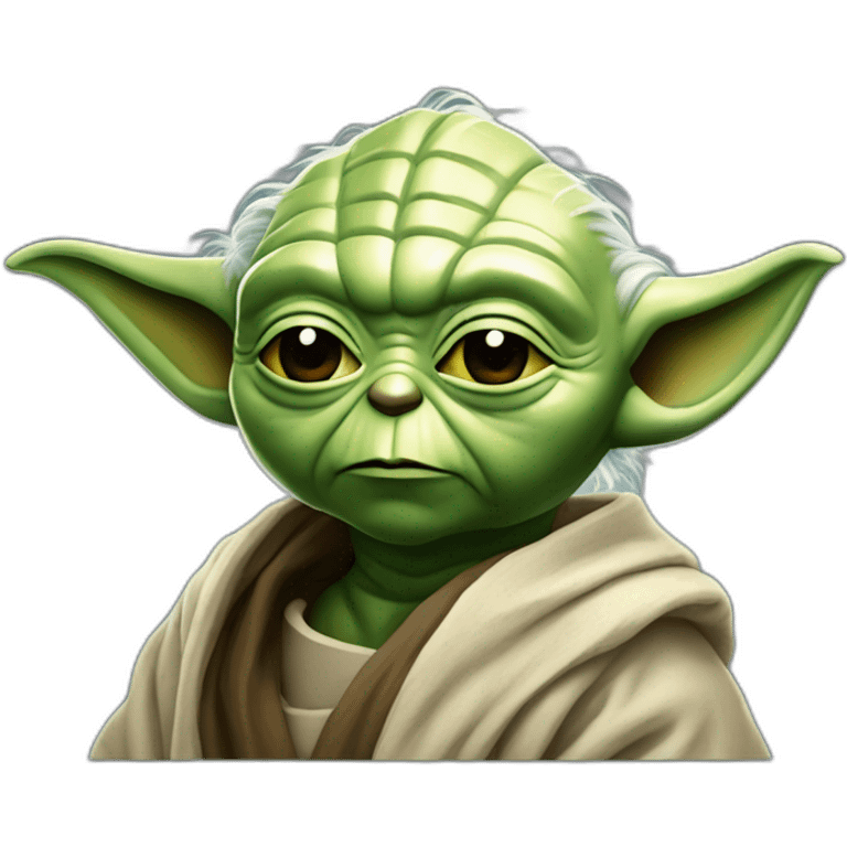 yoda fume une clope emoji