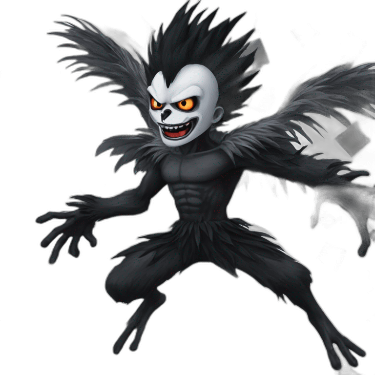 ryuk flying emoji