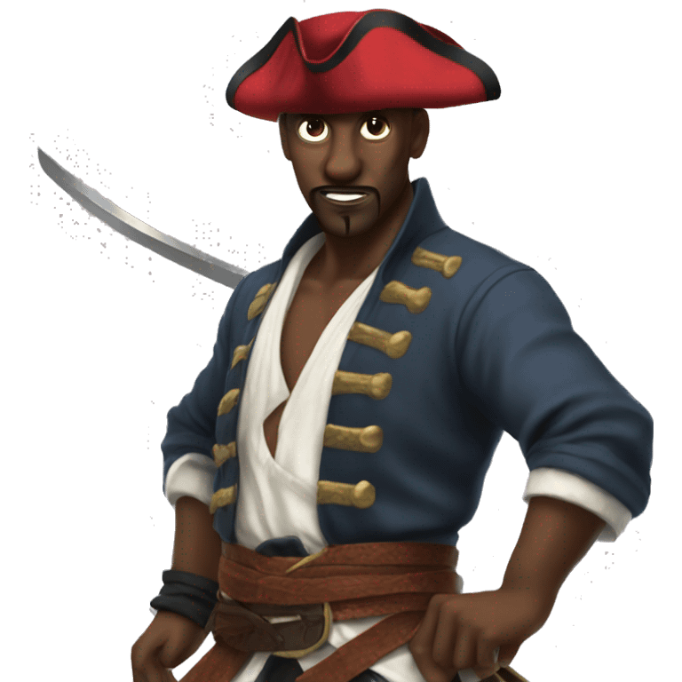 Somalian Pirate playing Tekken emoji