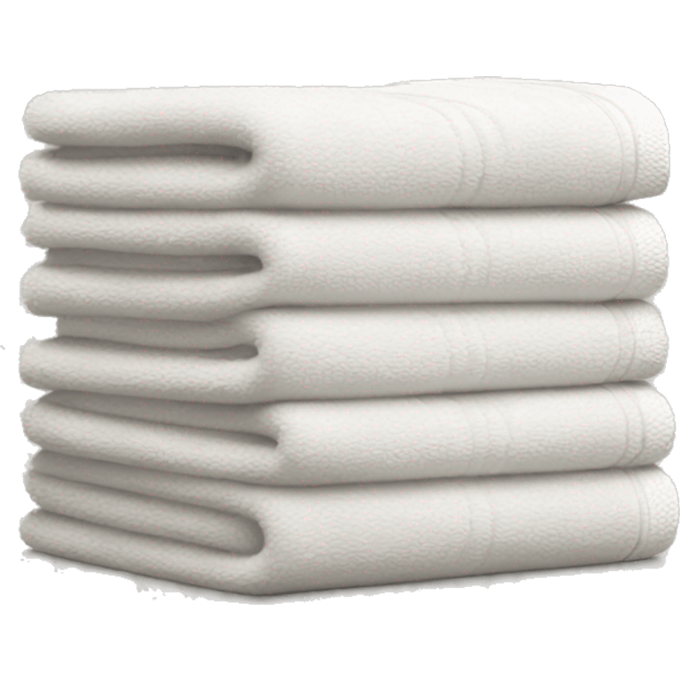 Stack of neutral towels emoji