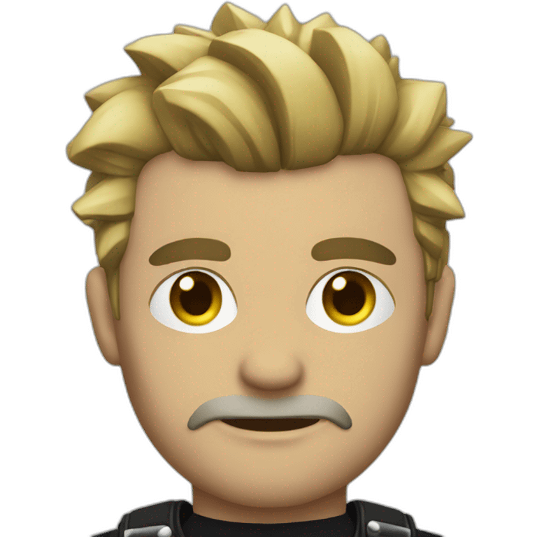 Punk man emoji