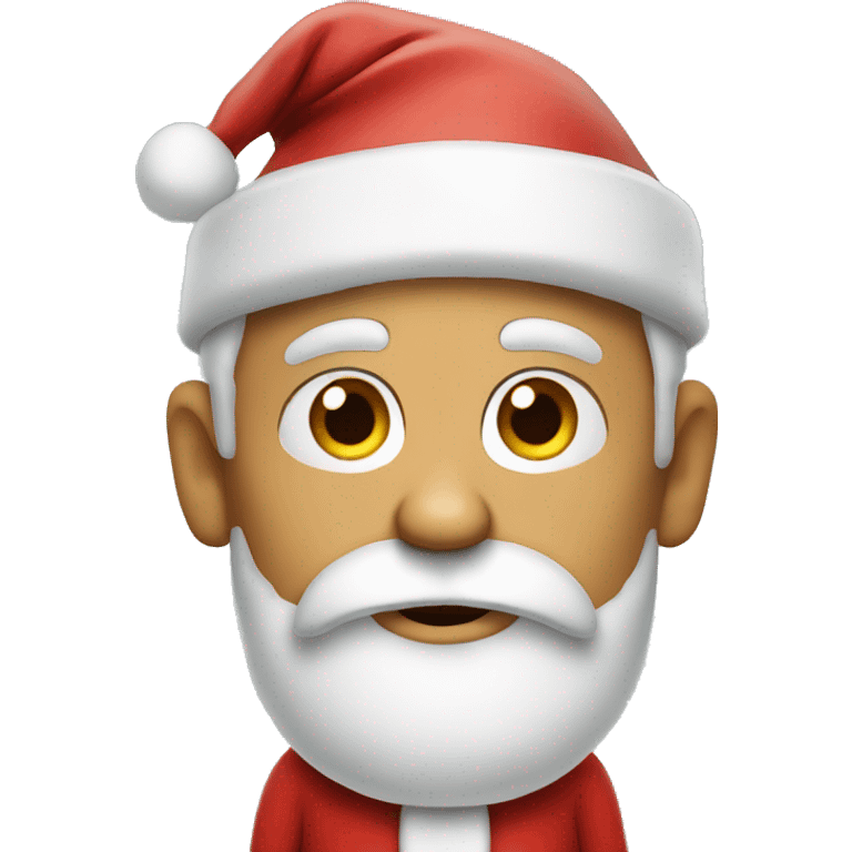 shrugging santa emoji